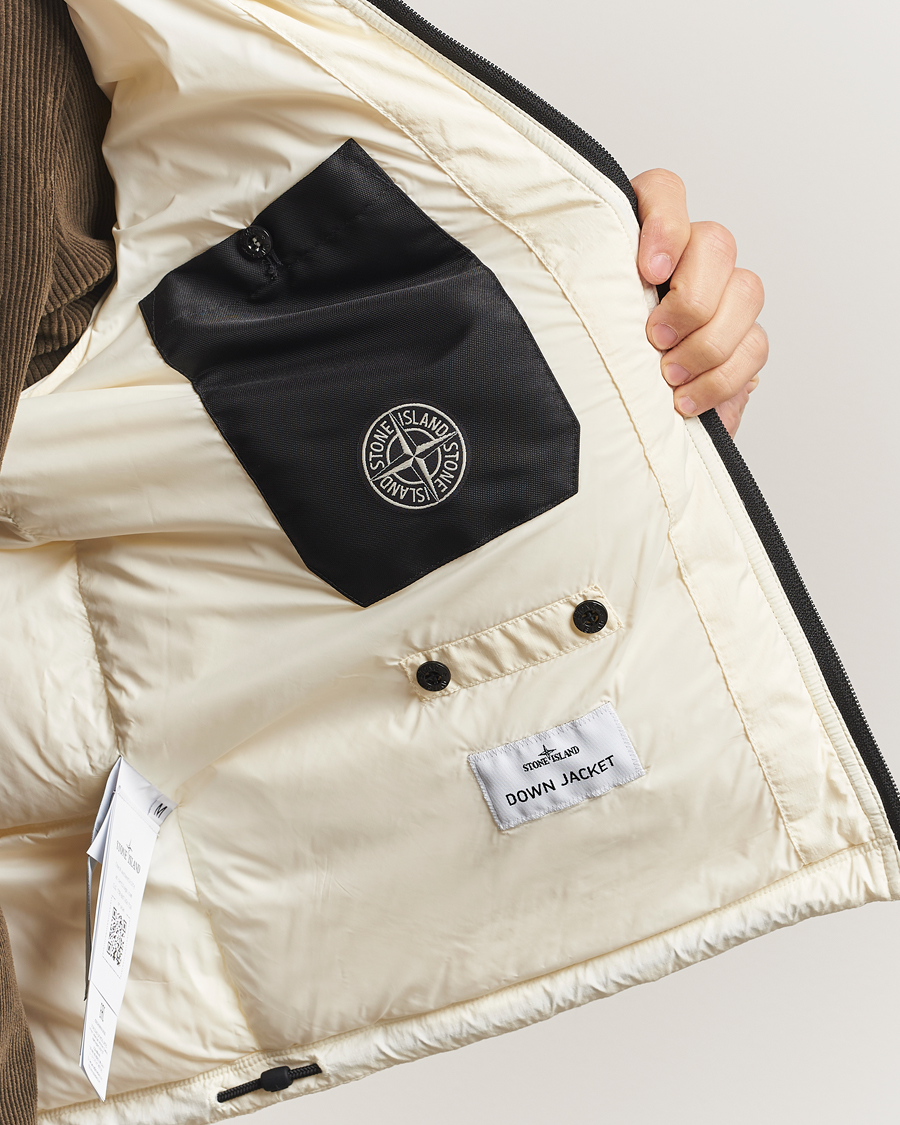 Heren | Jassen | Stone Island | Ripstop Cordura Padded Down Parka Ivory
