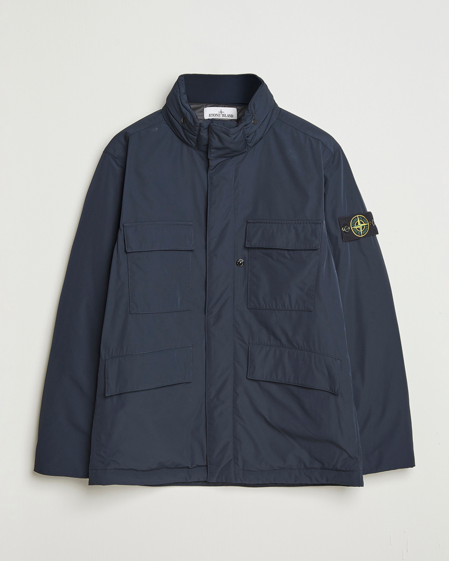 Heren | Jassen | Stone Island | Micro Twill Padded Field Jacket Navy
