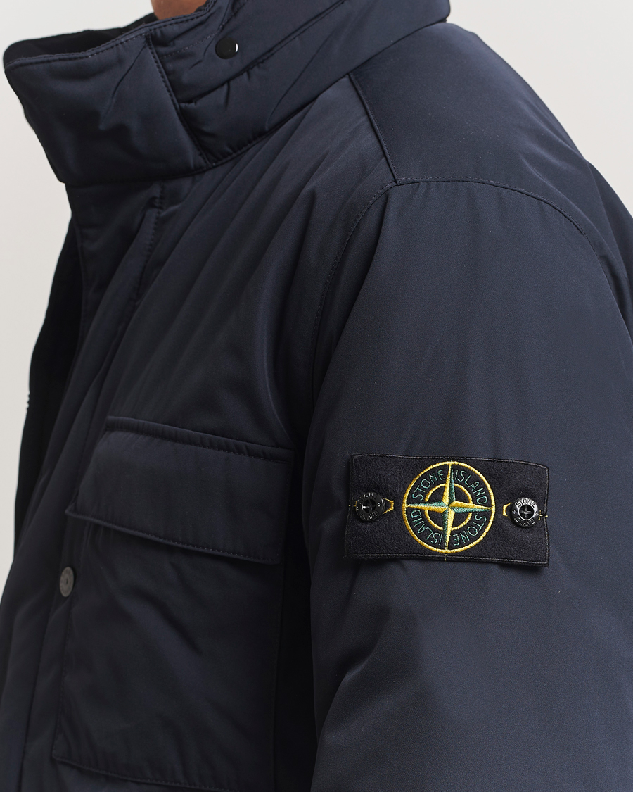 Heren | Jassen | Stone Island | Micro Twill Padded Field Jacket Navy