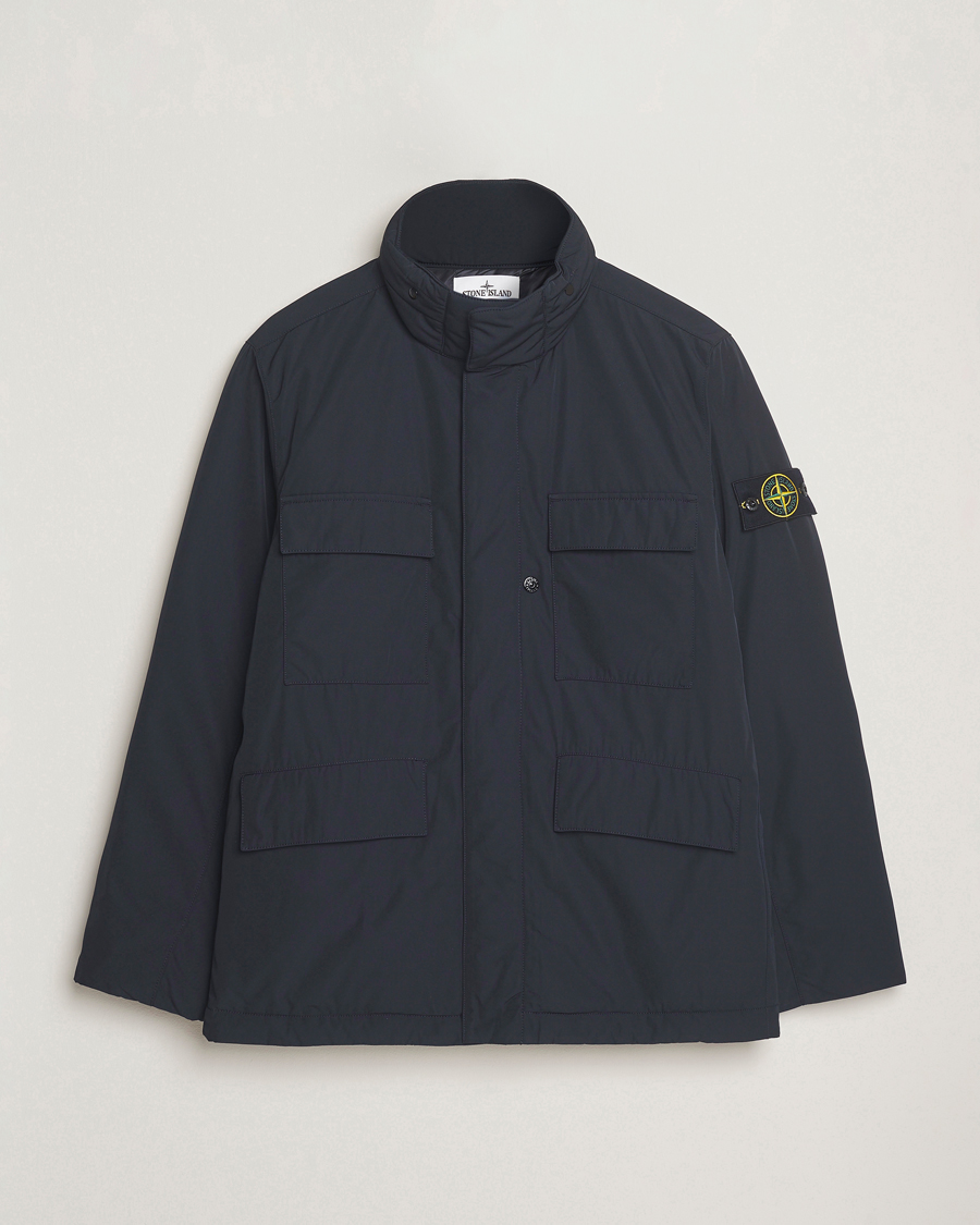 Heren | Jassen | Stone Island | Micro Twill Padded Field Jacket Black