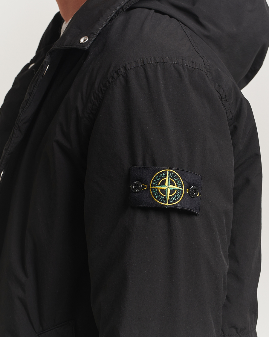 Heren | Jassen | Stone Island | Light Compact Padded Hood Coat Black