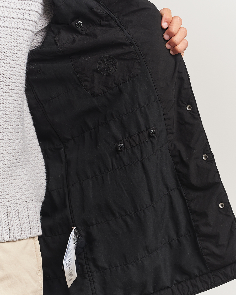 Heren | Jassen | Stone Island | Light Compact Padded Hood Coat Black