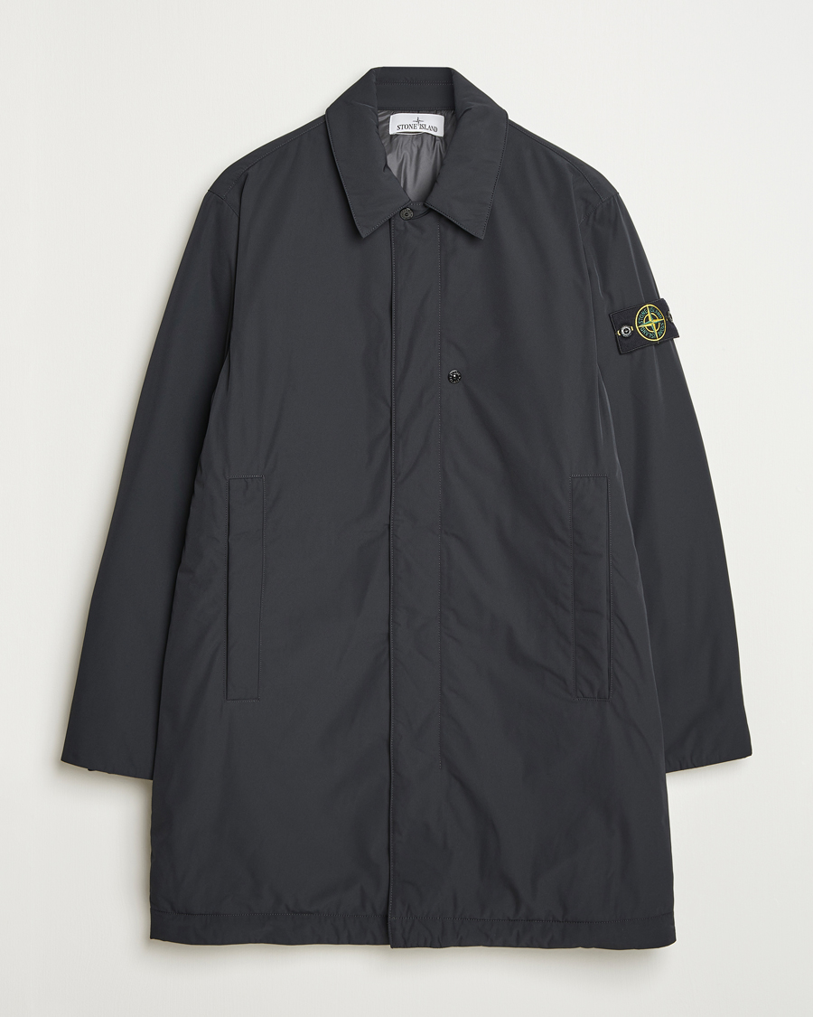 Heren | Jassen | Stone Island | Micro Twill Primaloft Padded Coat Black