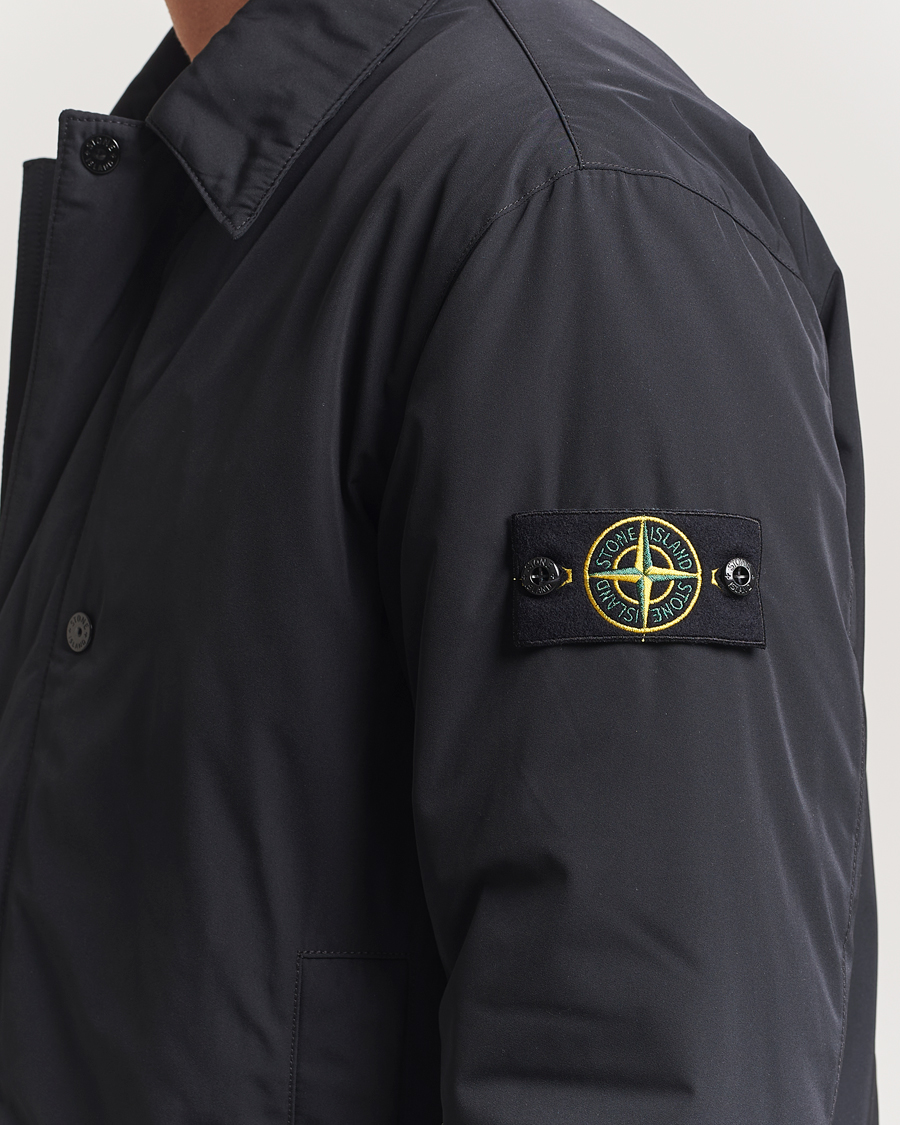 Heren | Jassen | Stone Island | Micro Twill Primaloft Padded Coat Black