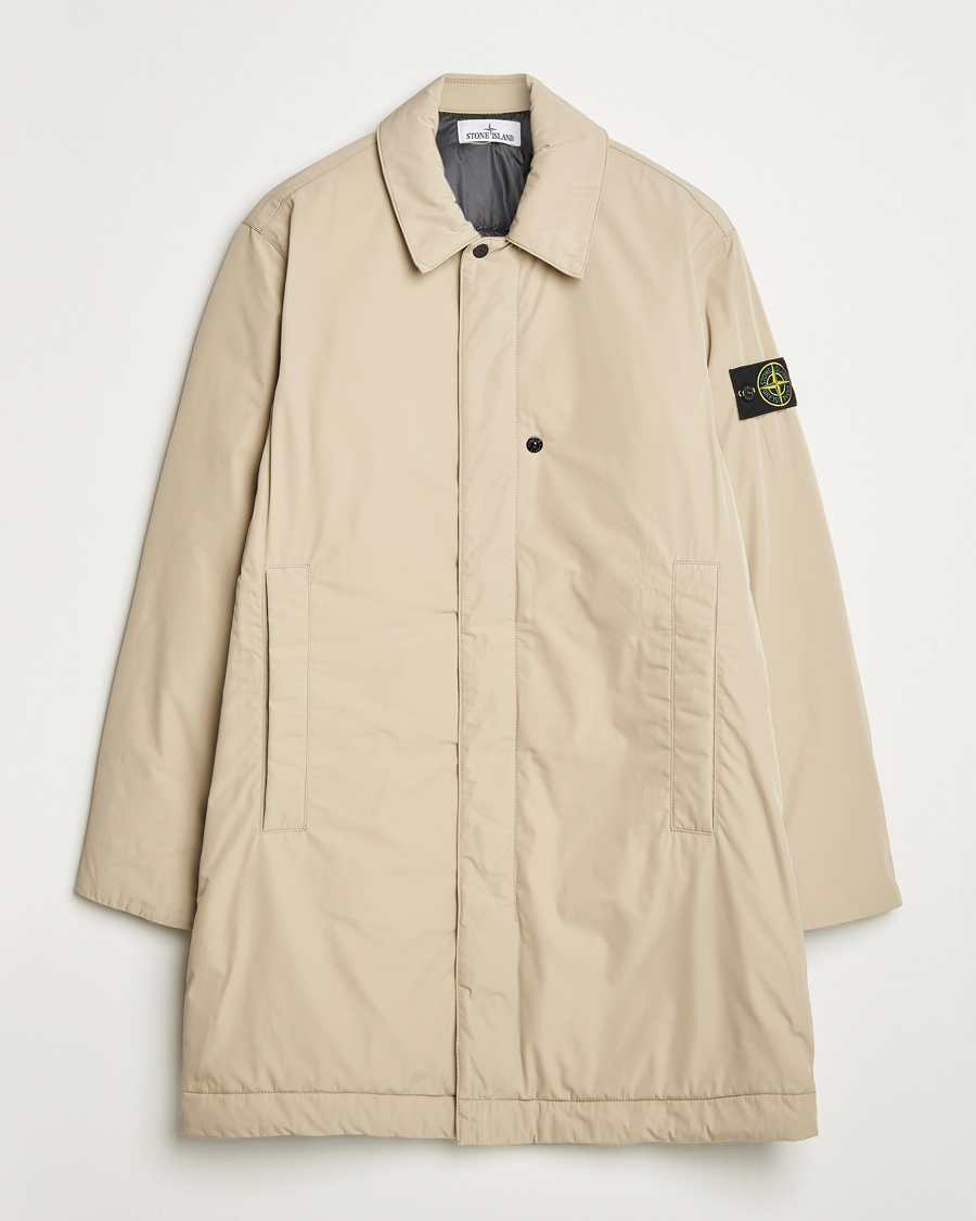 Heren | Jassen | Stone Island | Micro Twill Primaloft Padded Coat Beige