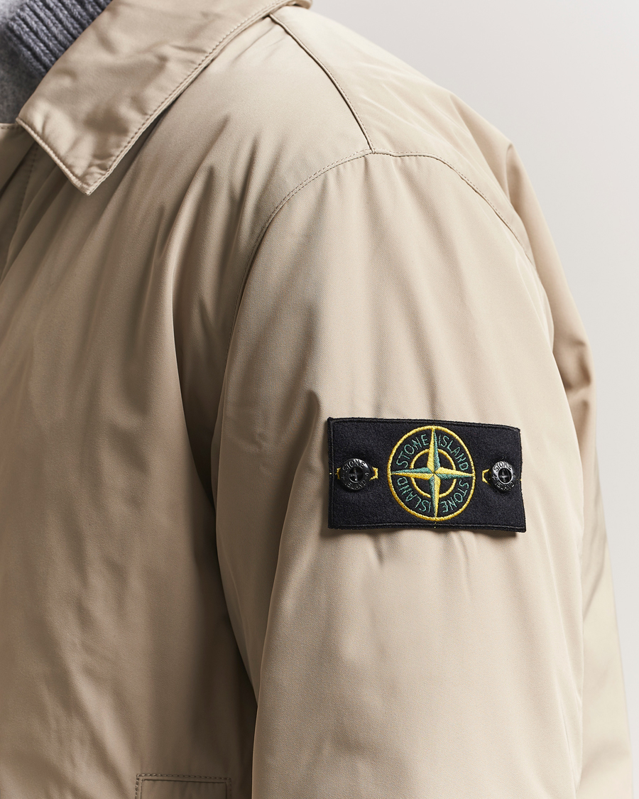 Heren | Jassen | Stone Island | Micro Twill Primaloft Padded Coat Beige
