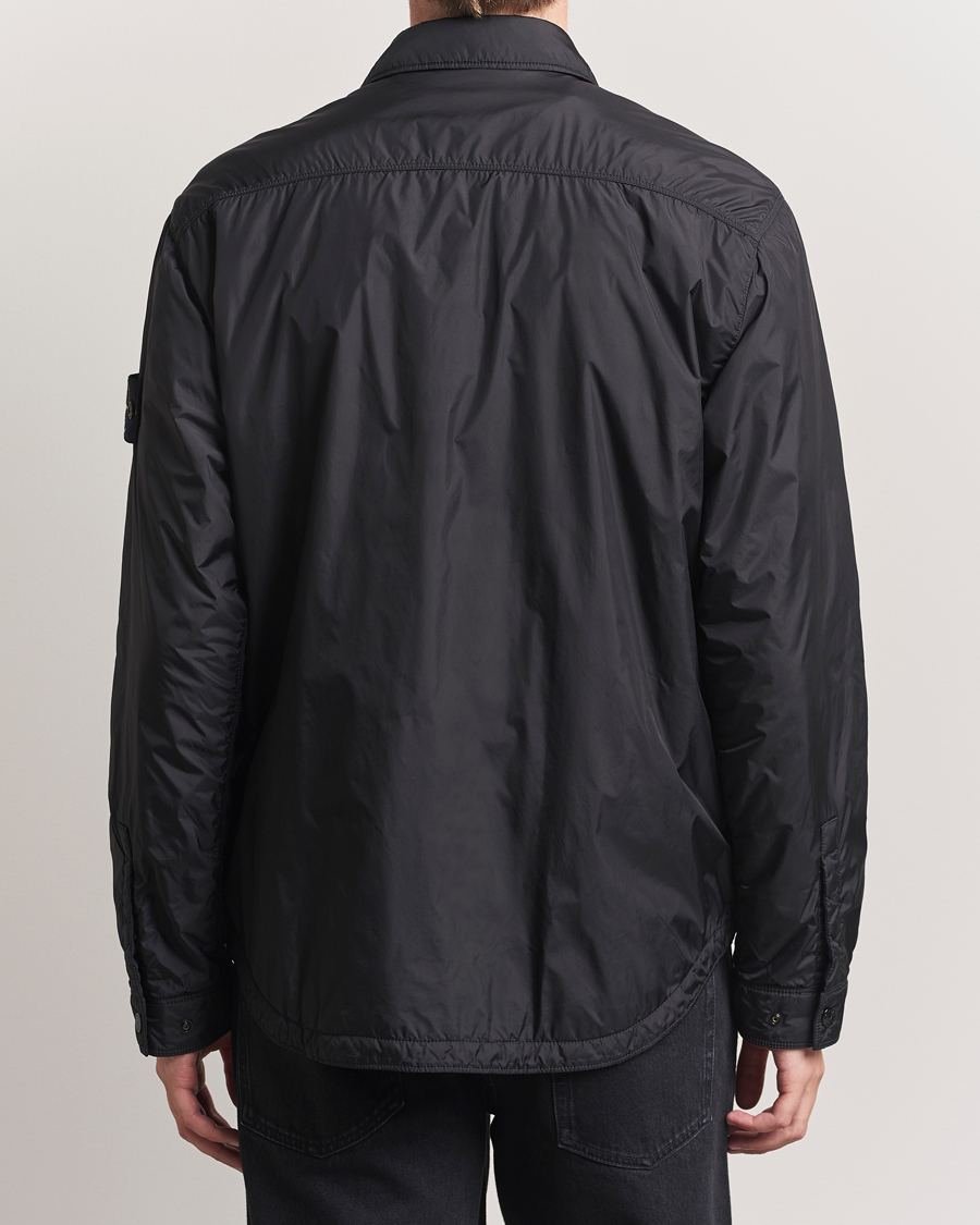 Heren | Jassen | Stone Island | Crinkle Reps Padded Shirt Jacket Black