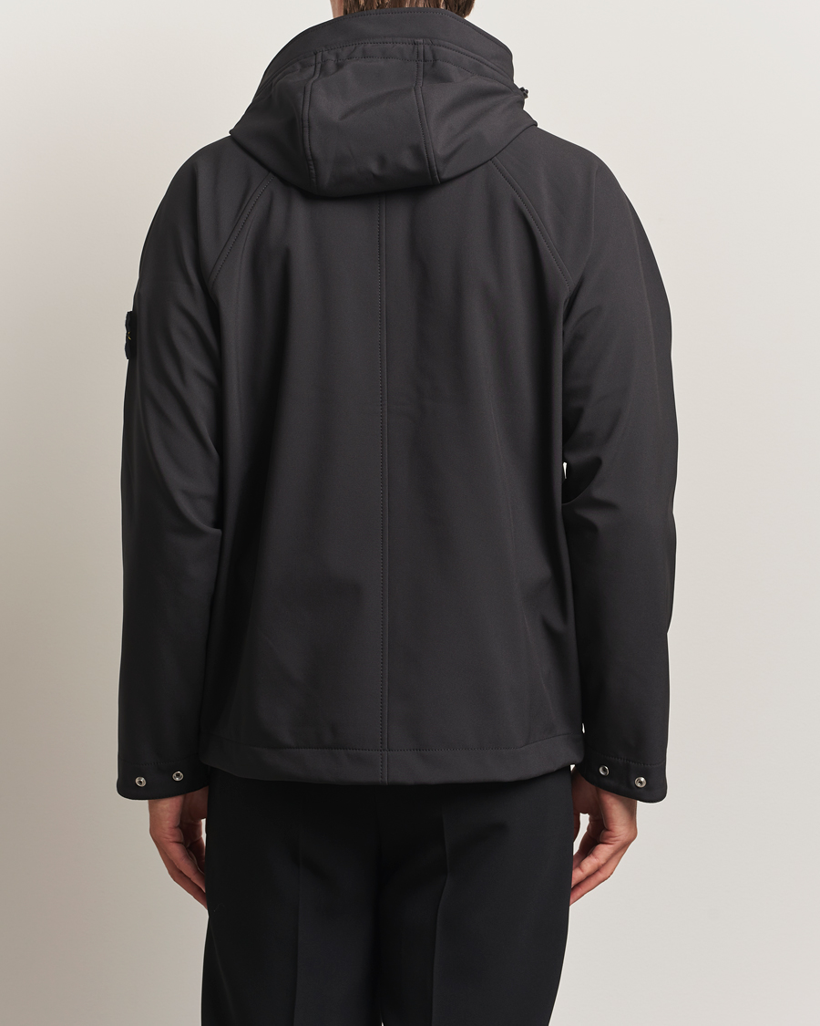 Heren | Jassen | Stone Island | Soft Shell Lined Short Parka Black