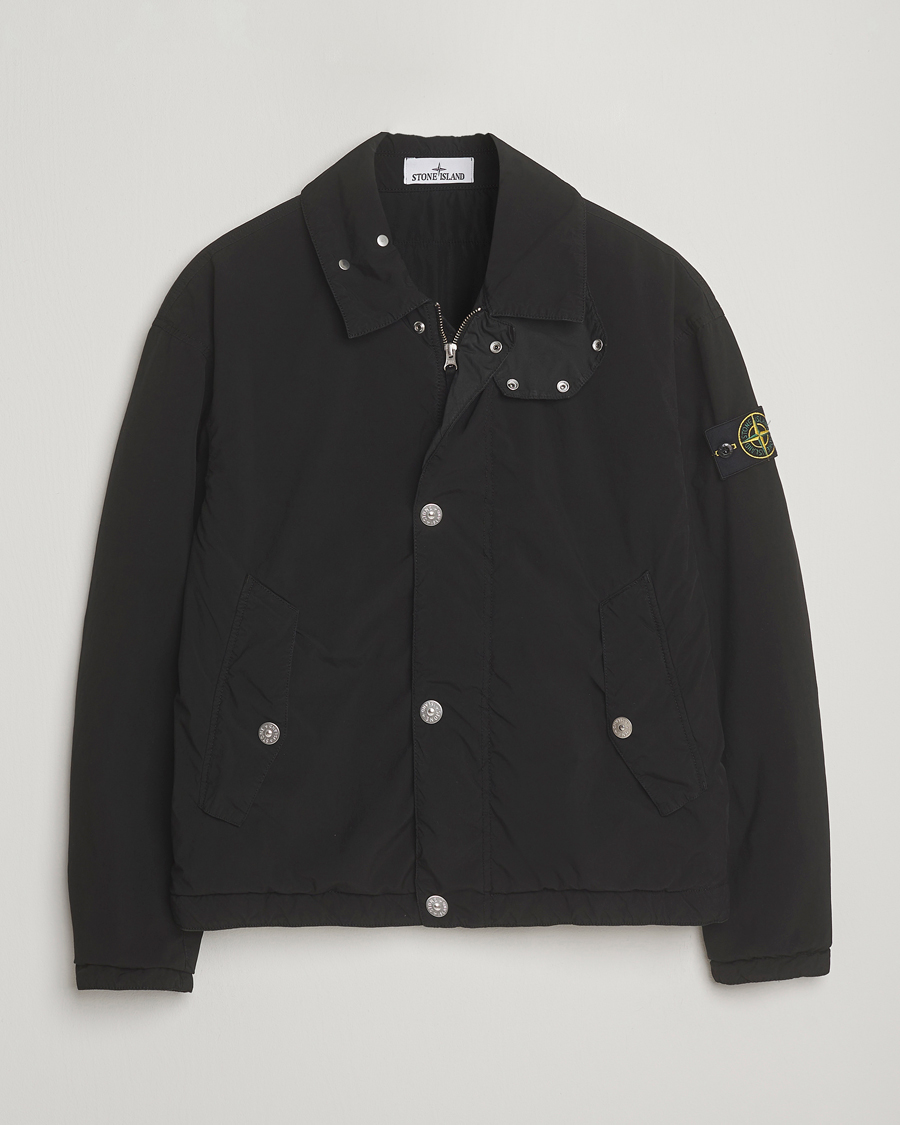 Heren | Jassen | Stone Island | Light Compact Touch Coach Jacket Black