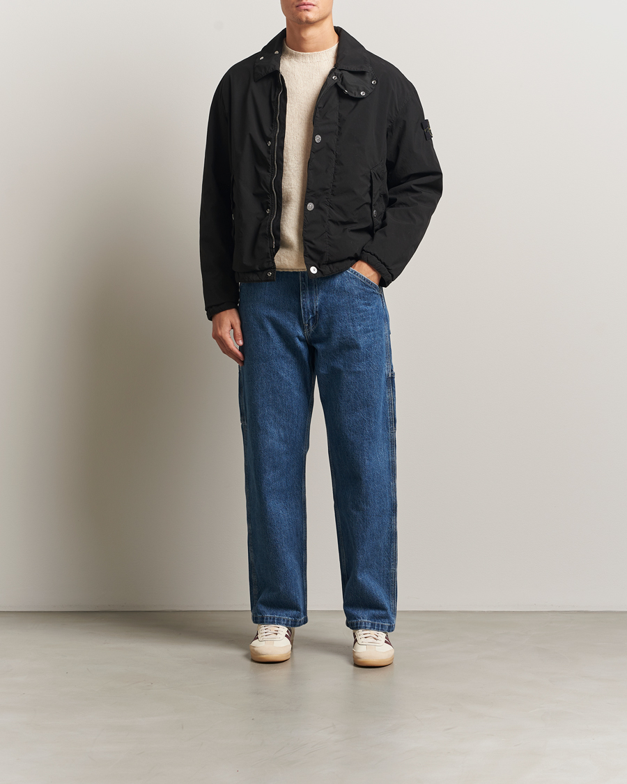 Heren | Jassen | Stone Island | Light Compact Touch Coach Jacket Black