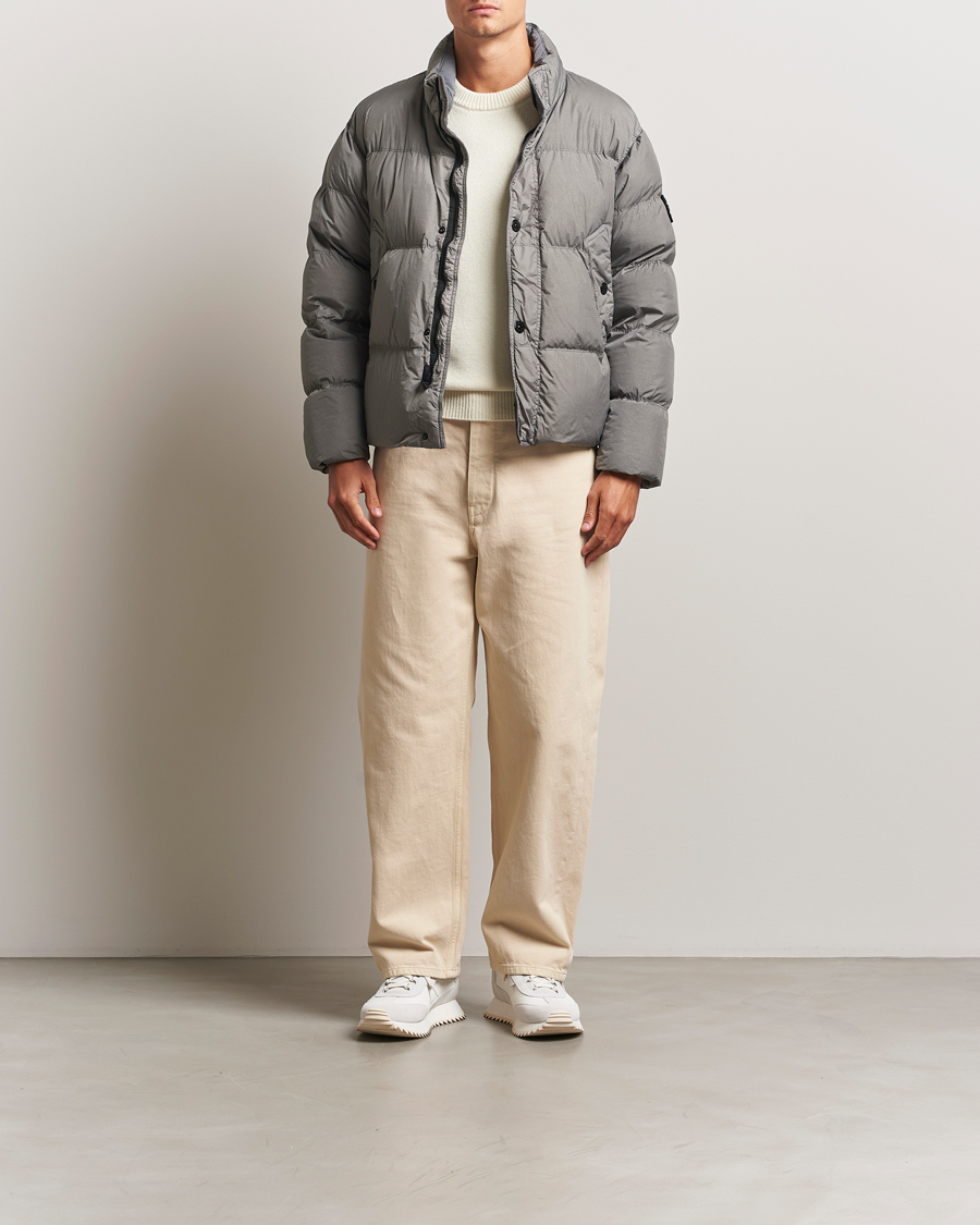 Heren | Jassen | Stone Island | Crinkle Reps Down Jacket Cement