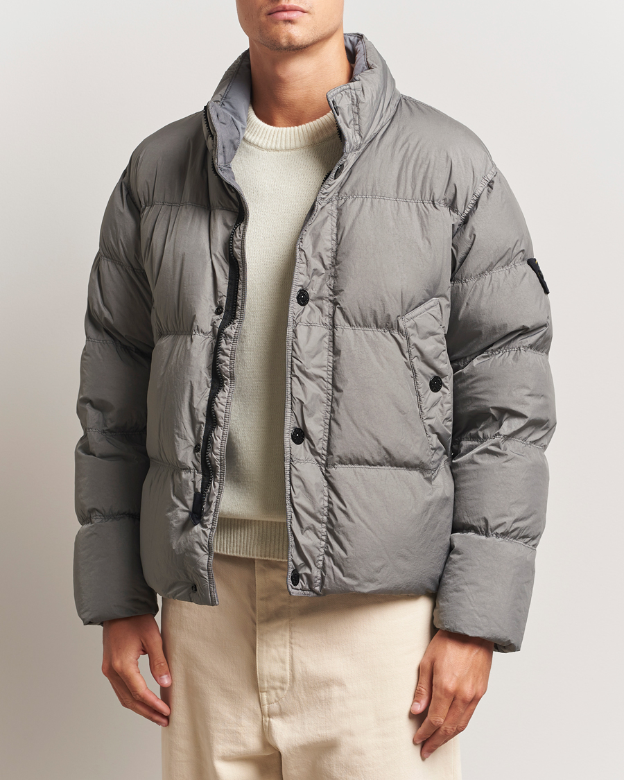 Heren | Jassen | Stone Island | Crinkle Reps Down Jacket Cement