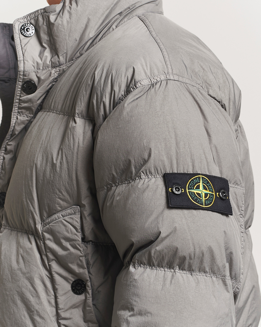 Heren | Jassen | Stone Island | Crinkle Reps Down Jacket Cement