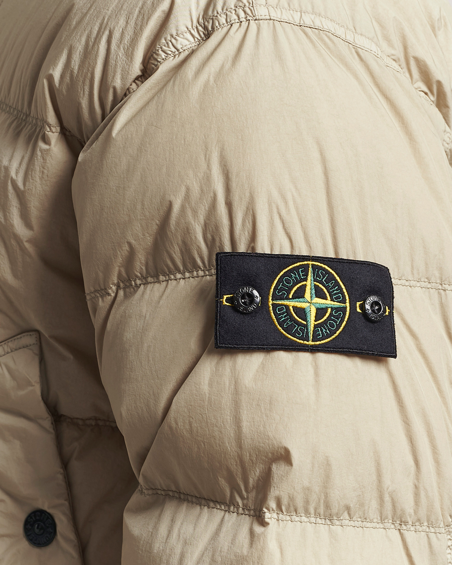 Heren | Jassen | Stone Island | Crinkle Reps Down Jacket Beige