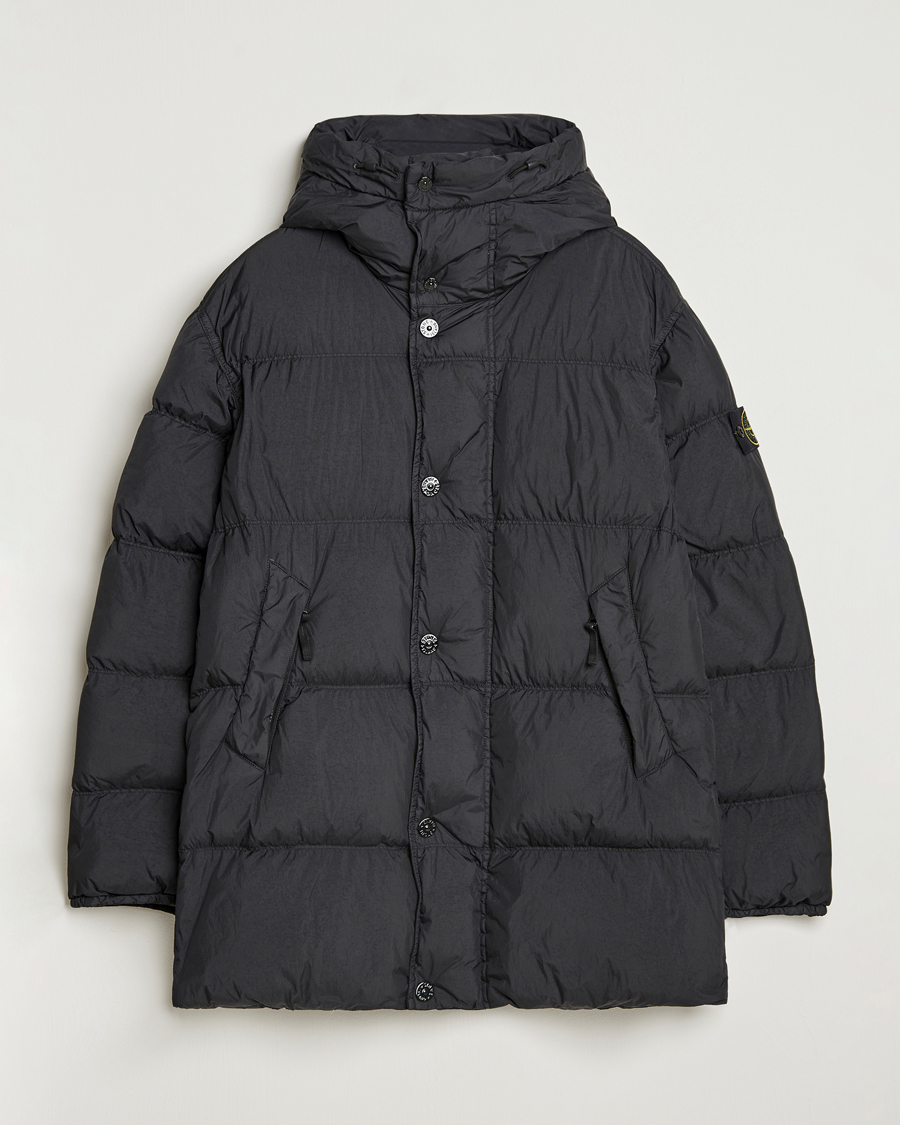 Heren | Jassen | Stone Island | Crinkle Reps Down Parka Black