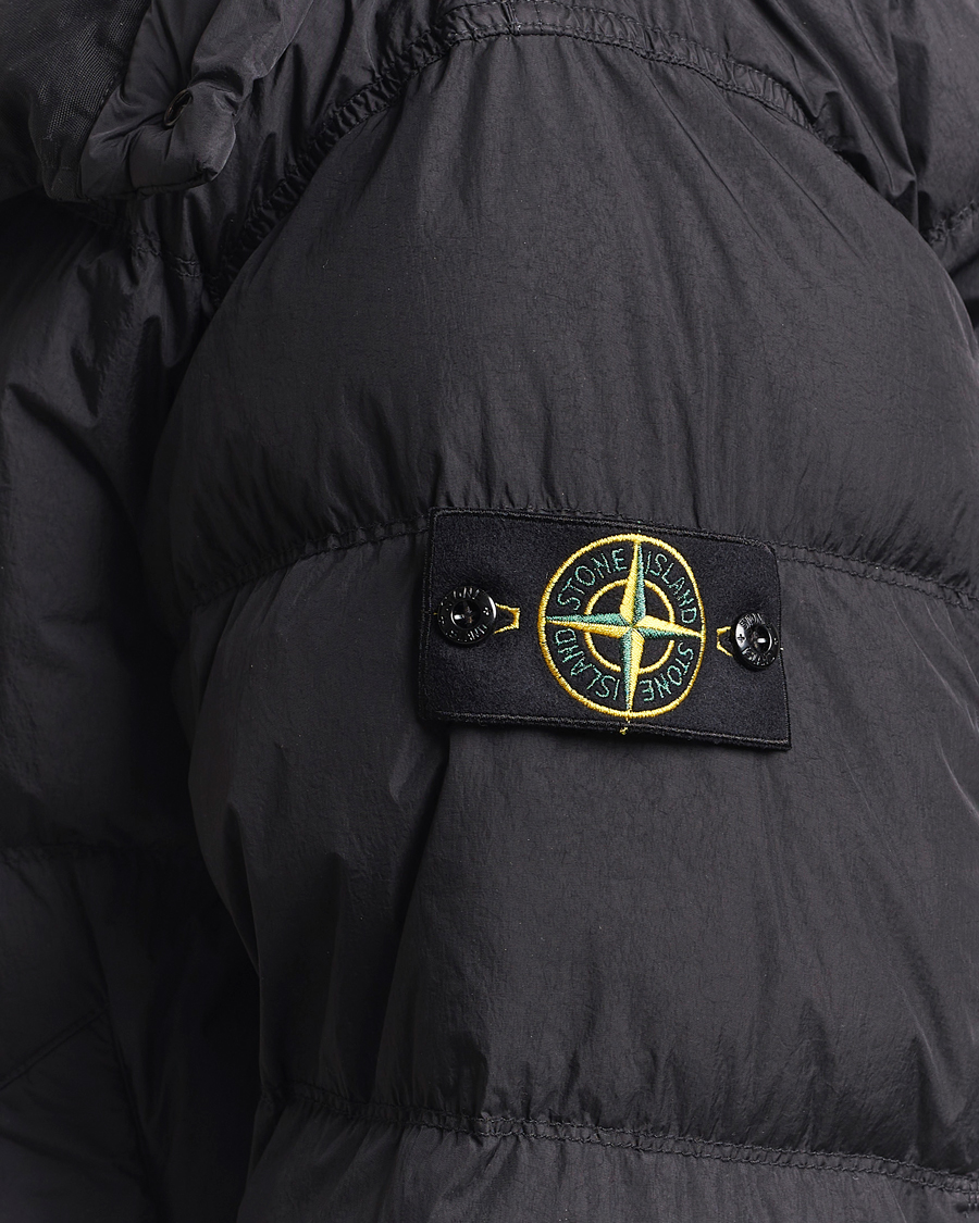 Heren | Jassen | Stone Island | Crinkle Reps Down Parka Black