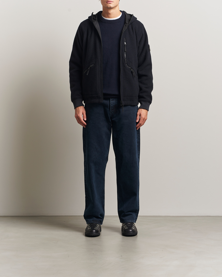 Heren | Jassen | Stone Island | Panno Ratinato Wool Jacket Navy