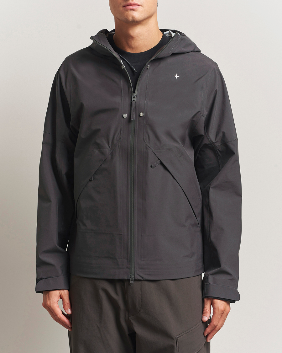 Heren | Jassen | Stone Island | Stellina 3L Gore-Tex Hooded Jacket Lead Grey