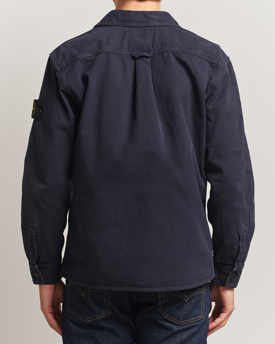 Heren | Overhemden | Stone Island | Organic Panama Cotton Overshirt Ink