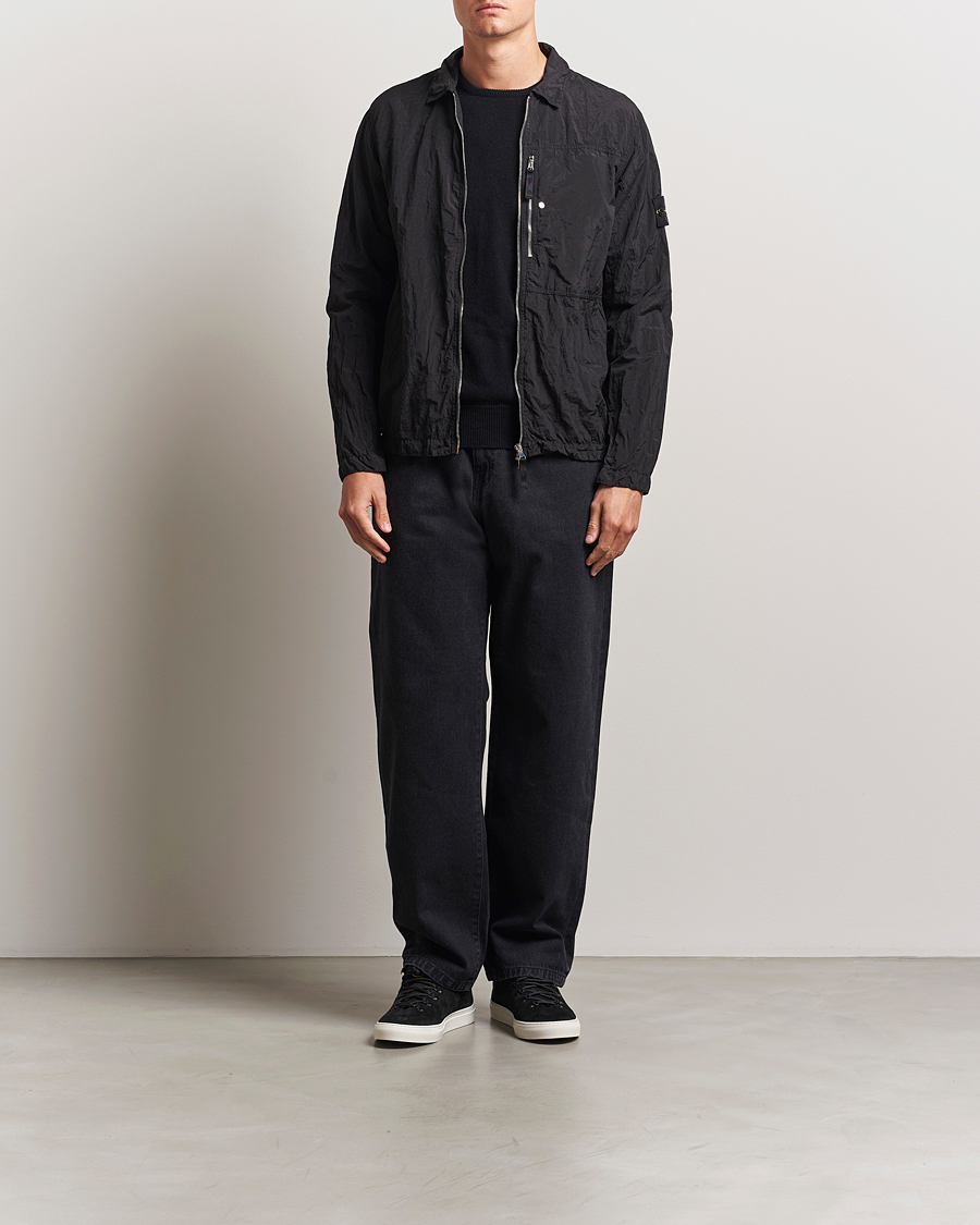 Heren | Overhemden | Stone Island | Nylon Metal Zip Overshirt Black