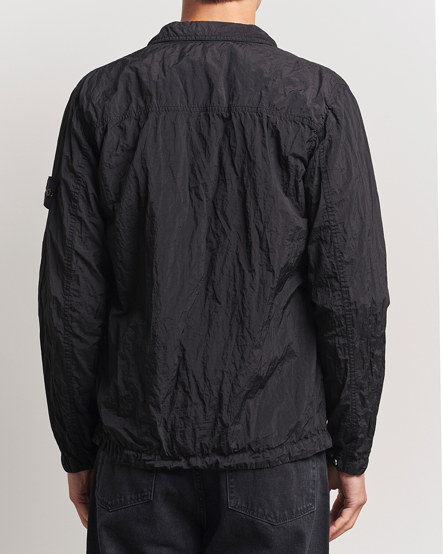 Heren | Overhemden | Stone Island | Nylon Metal Zip Overshirt Black