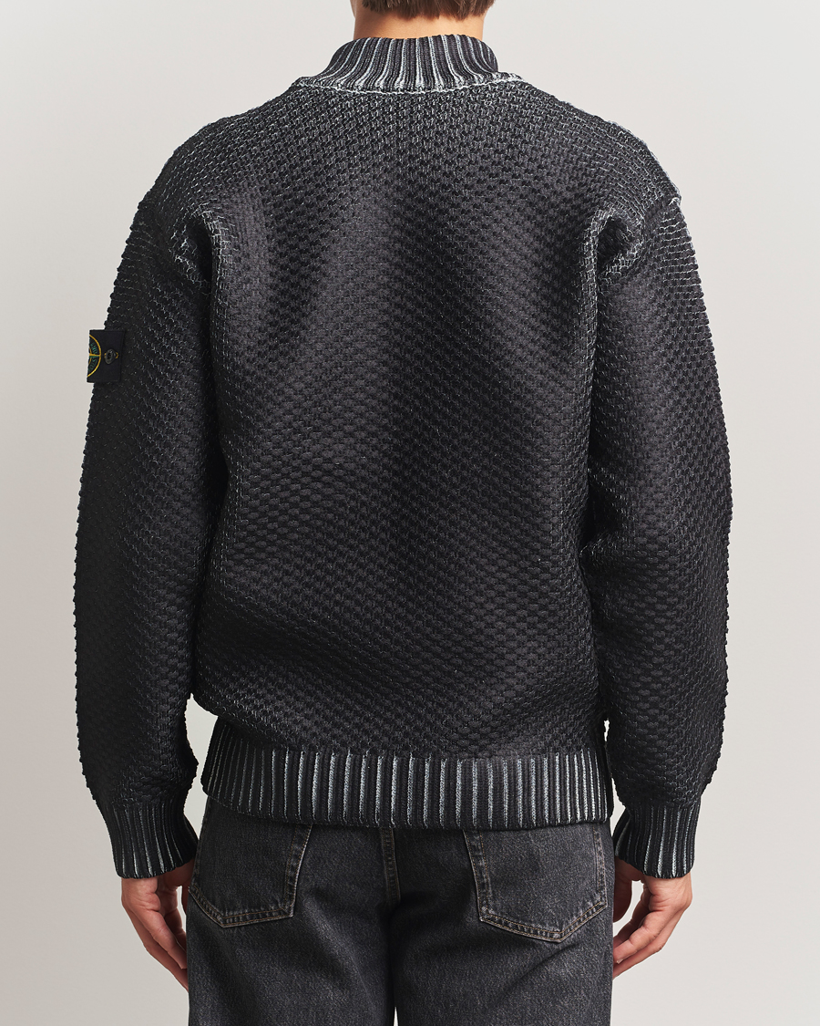 Heren | Truien | Stone Island | Printed Heavy Zip Cardigan Pearl Grey