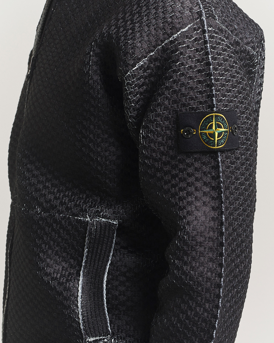 Heren | Truien | Stone Island | Printed Heavy Zip Cardigan Pearl Grey