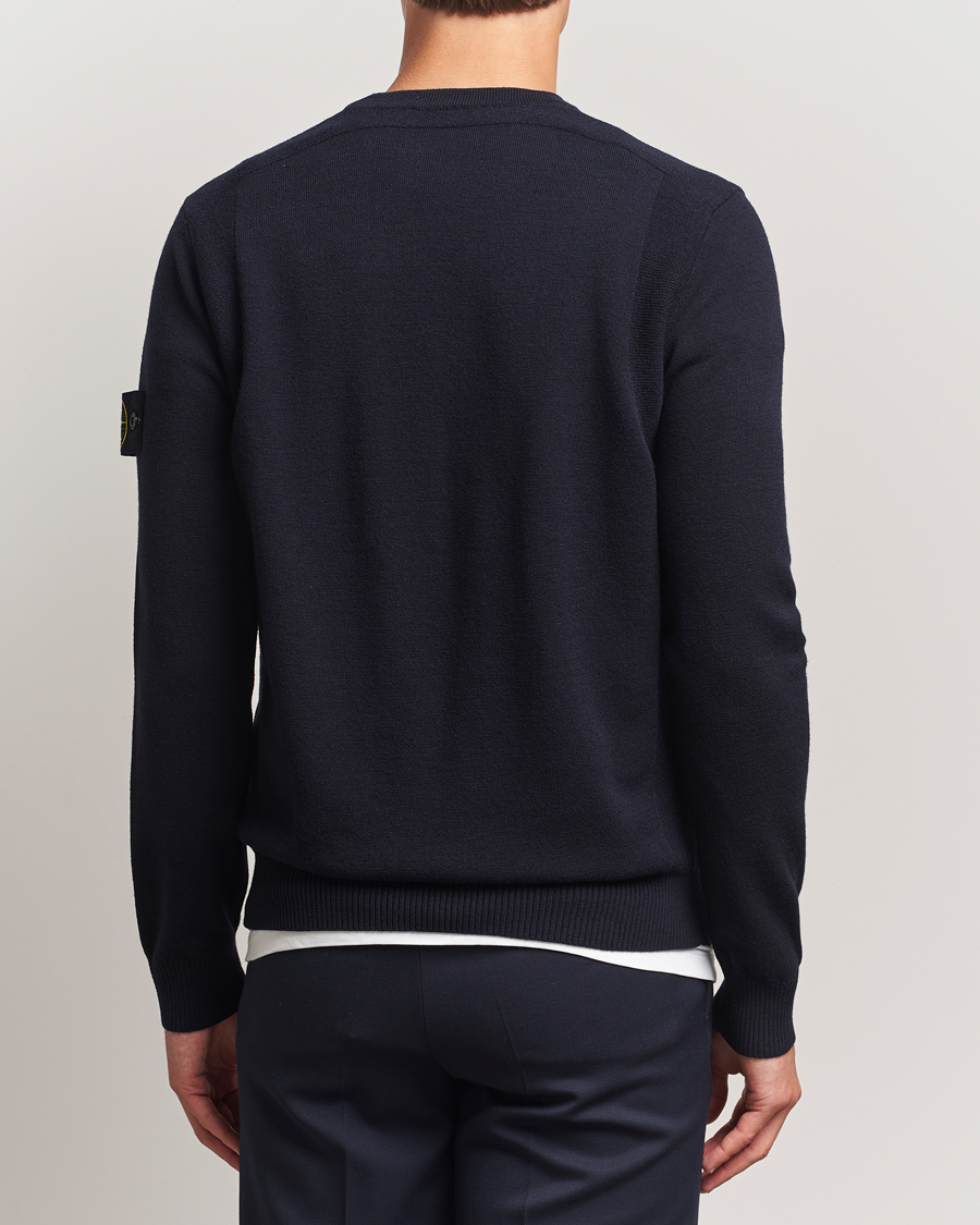 Heren | Truien | Stone Island | Stretch Wool Knitted Jumper Navy