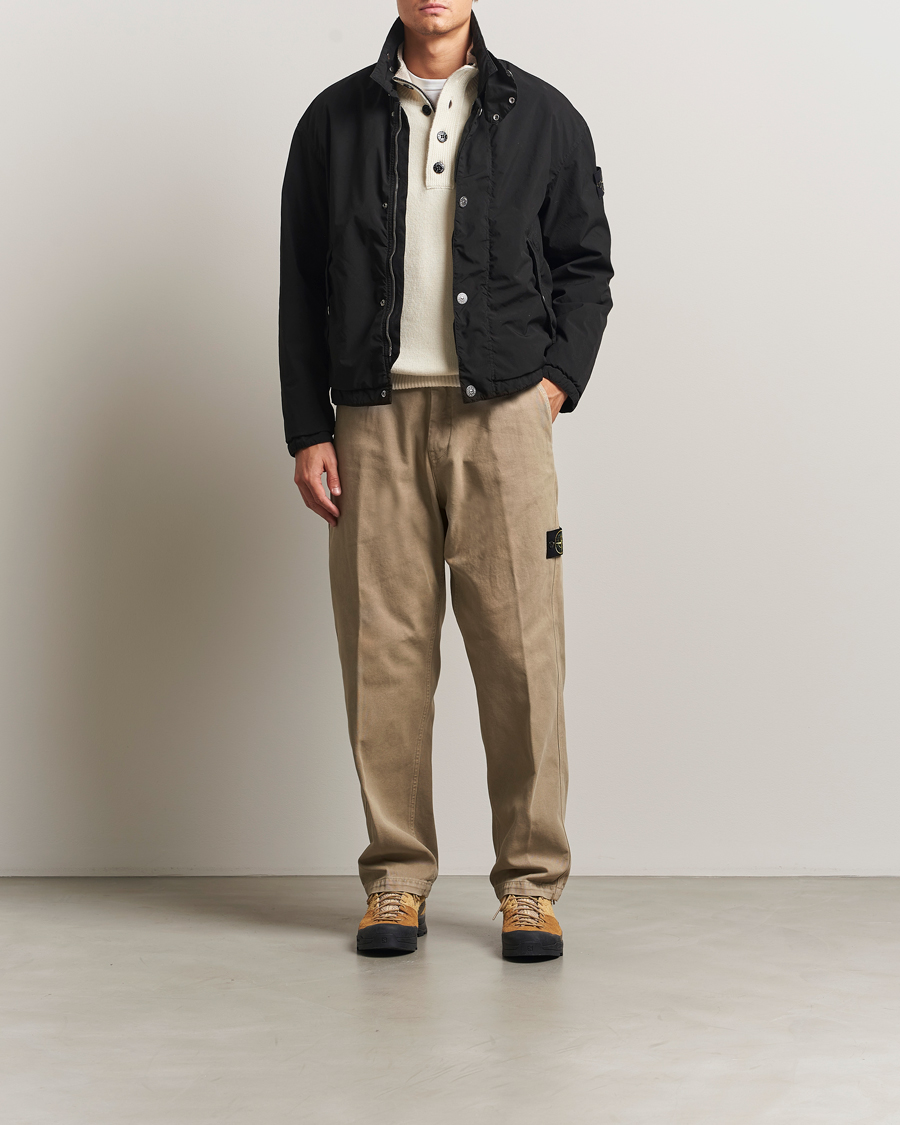Heren | Broeken | Stone Island | Panama Cotton Old Effect Trousers Desert