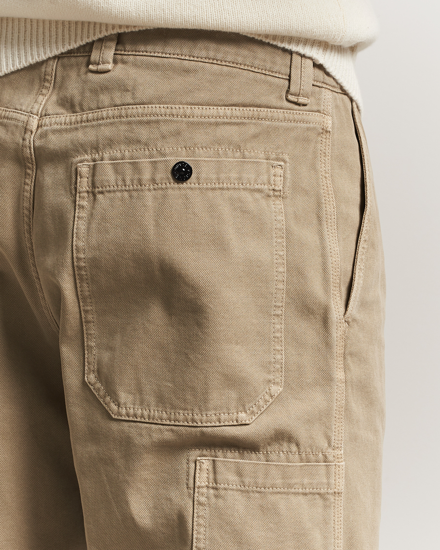 Heren | Broeken | Stone Island | Panama Cotton Old Effect Trousers Desert