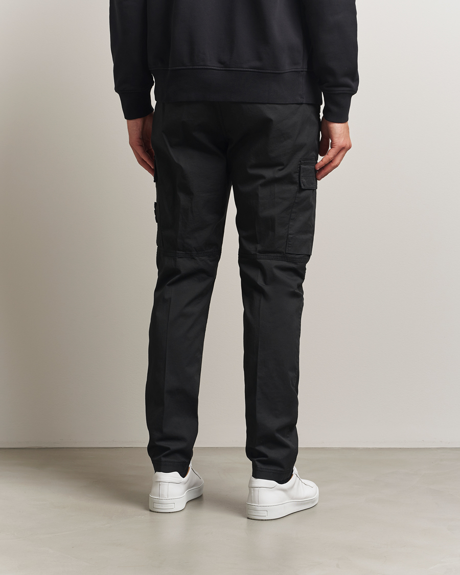 Heren | Broeken | Stone Island | Supima Cotton Stretch Cargo Trousers Black