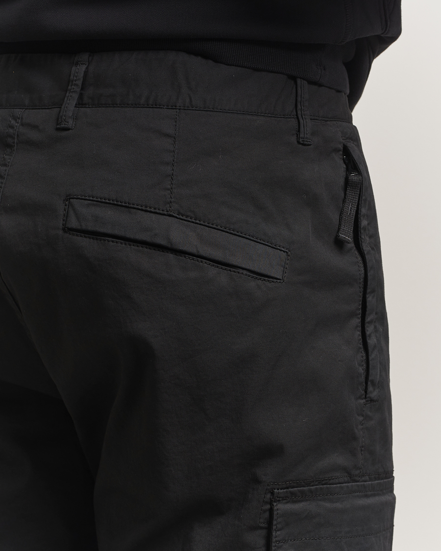 Heren | Broeken | Stone Island | Supima Cotton Stretch Cargo Trousers Black