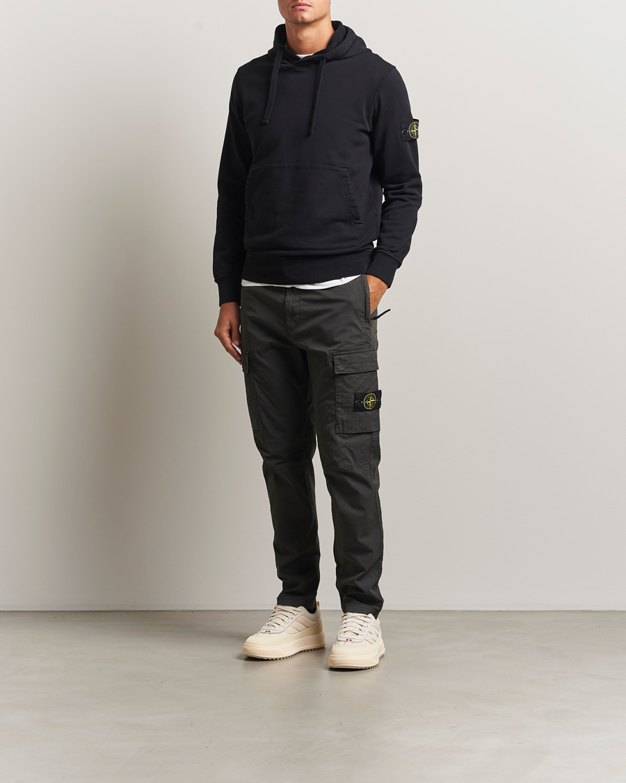 Heren | Broeken | Stone Island | Supima Cotton Stretch Cargo Trousers Lead Grey