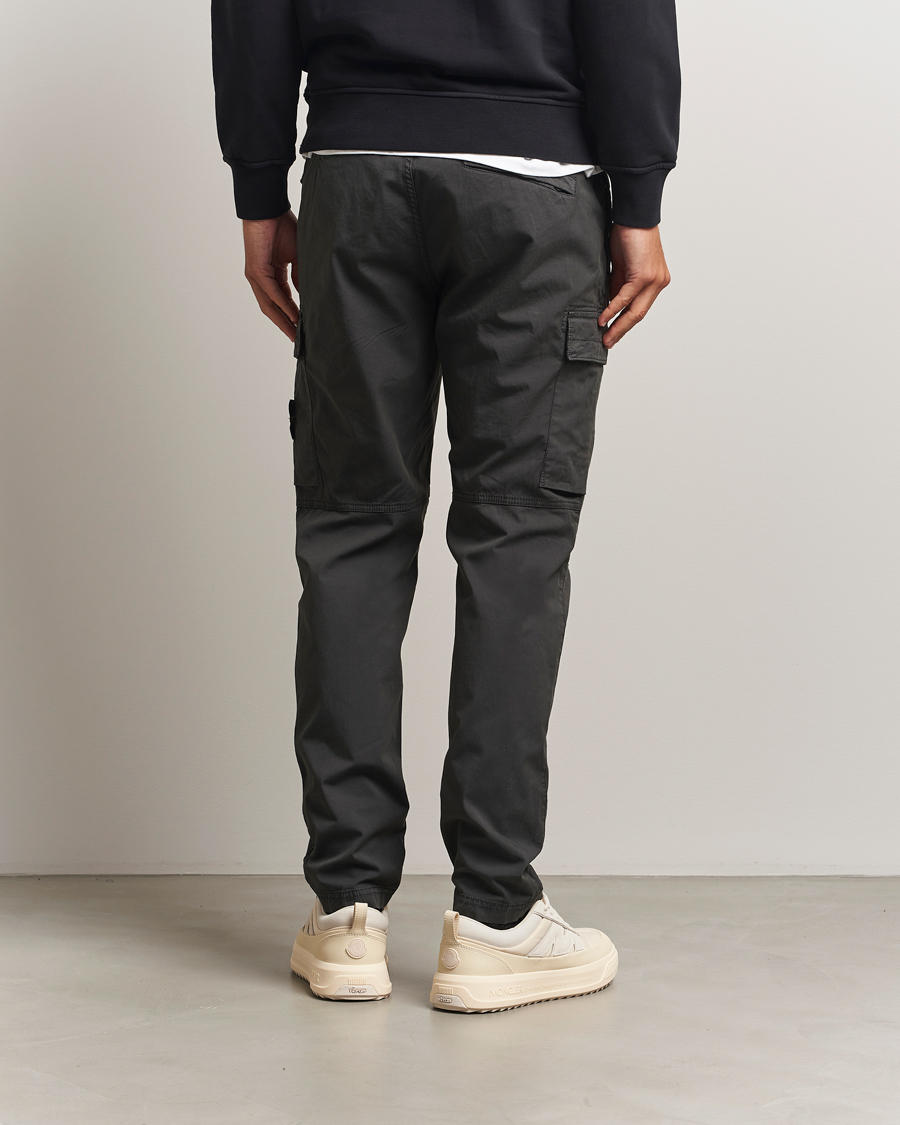 Heren | Broeken | Stone Island | Supima Cotton Stretch Cargo Trousers Lead Grey