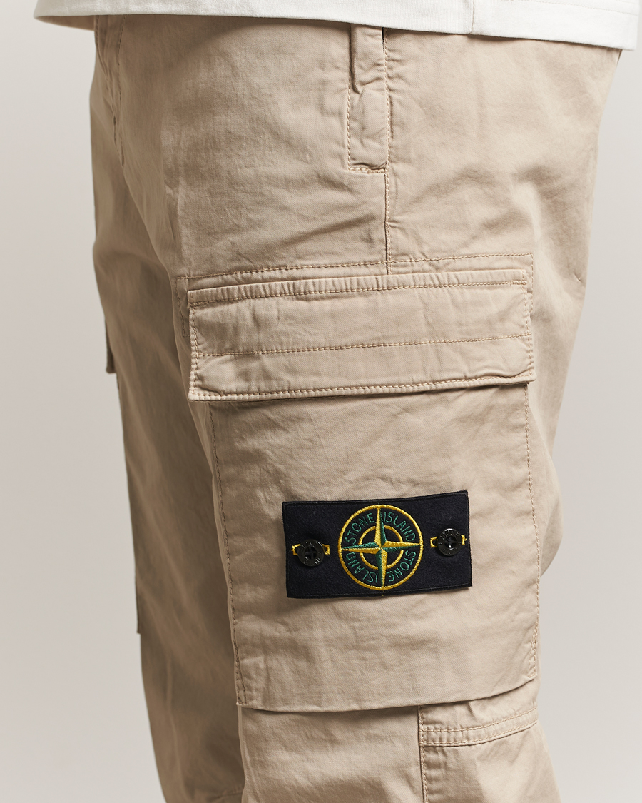 Heren | Broeken | Stone Island | Supima Cotton Stretch Cargo Trousers Desert