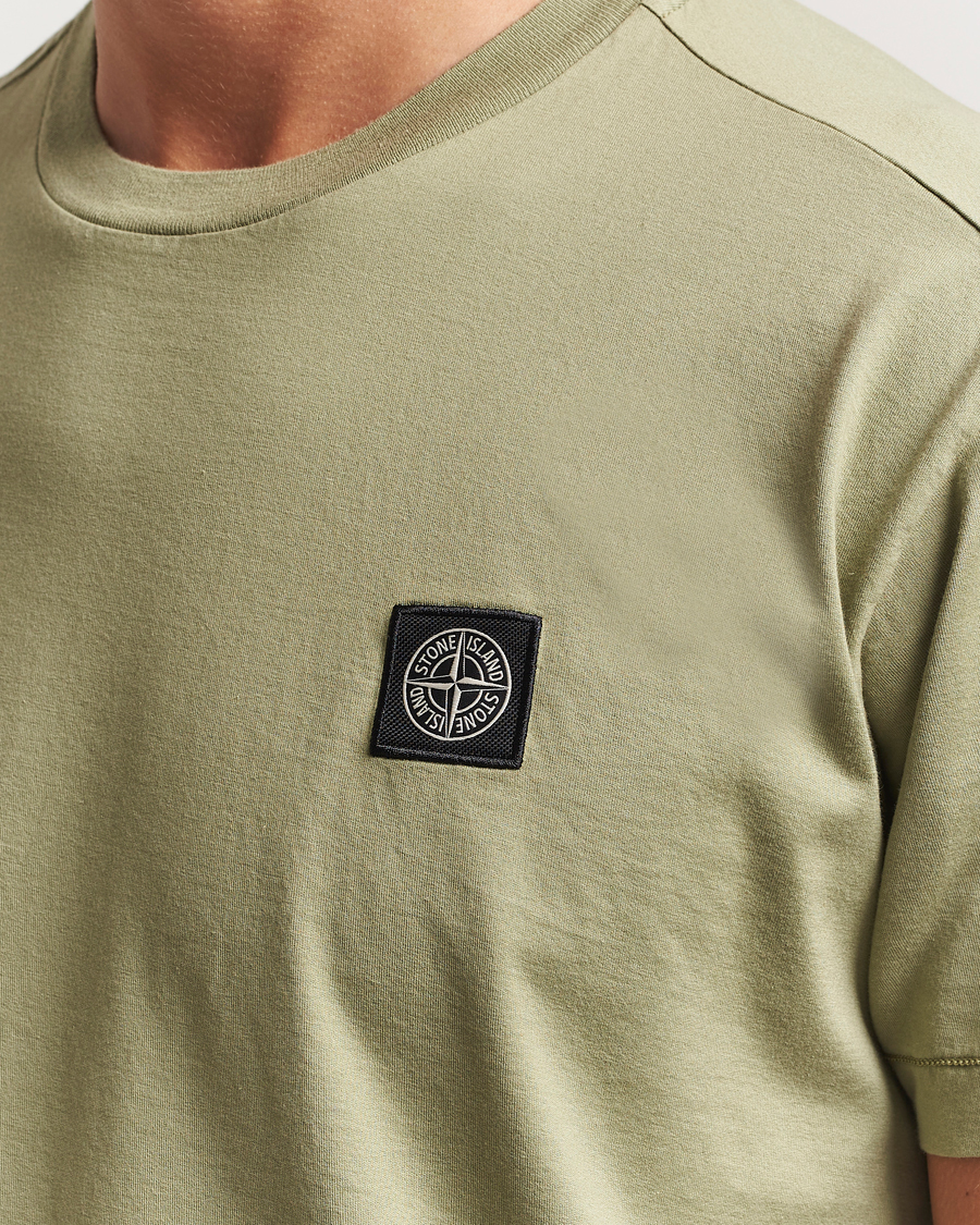 Heren | T-shirts | Stone Island | Garment Dyed Cotton Jersey T-Shirt Sage