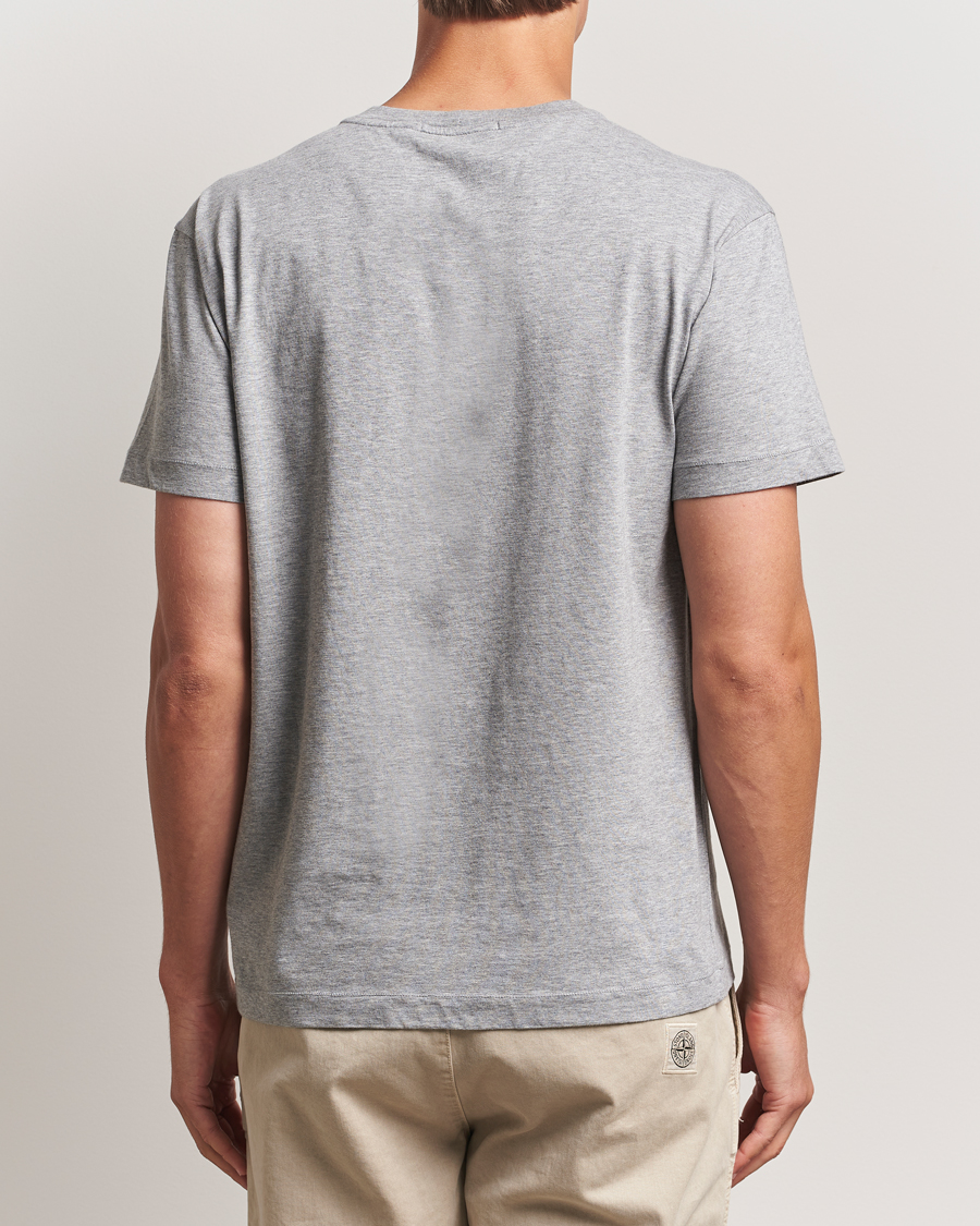 Heren | T-shirts | Stone Island | Garment Dyed Cotton Jersey T-Shirt Grey Melange