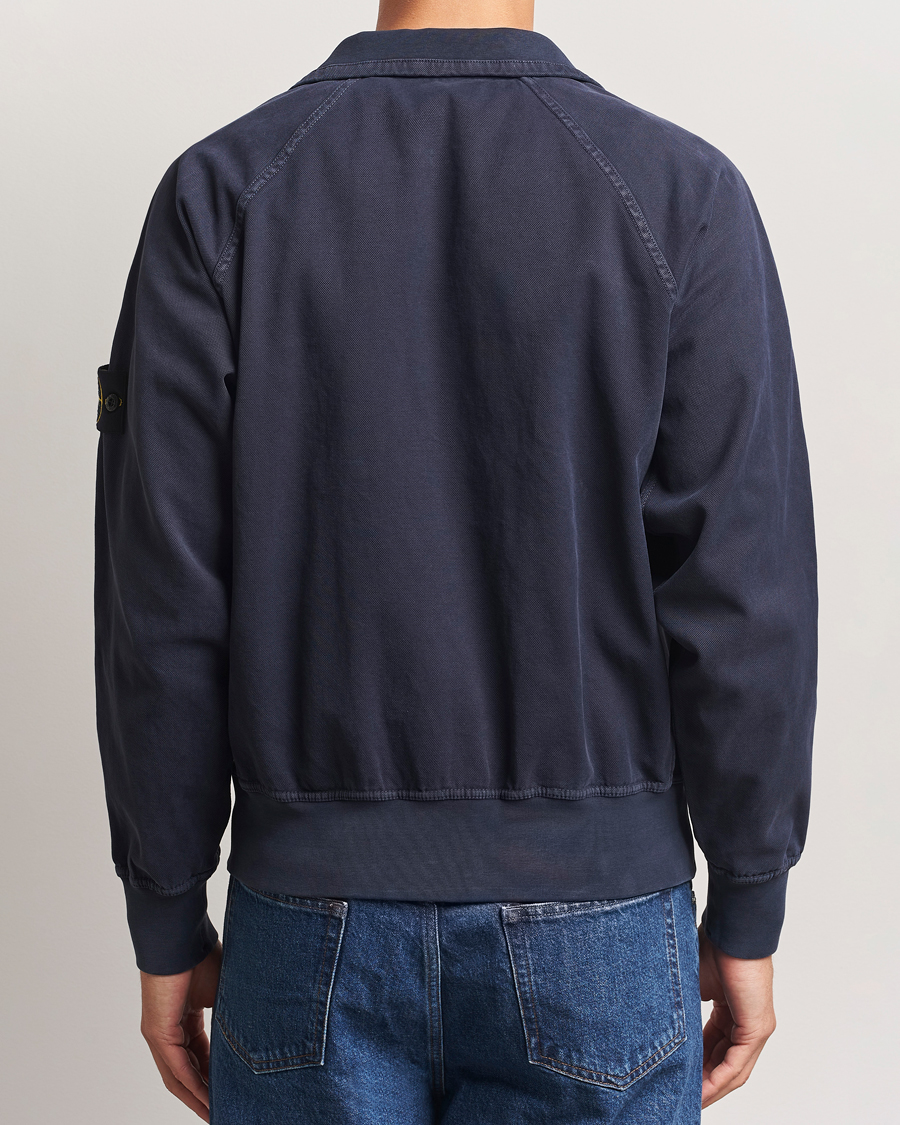Heren | Jassen | Stone Island | Organic Panama Cotton Track Jacket Ink