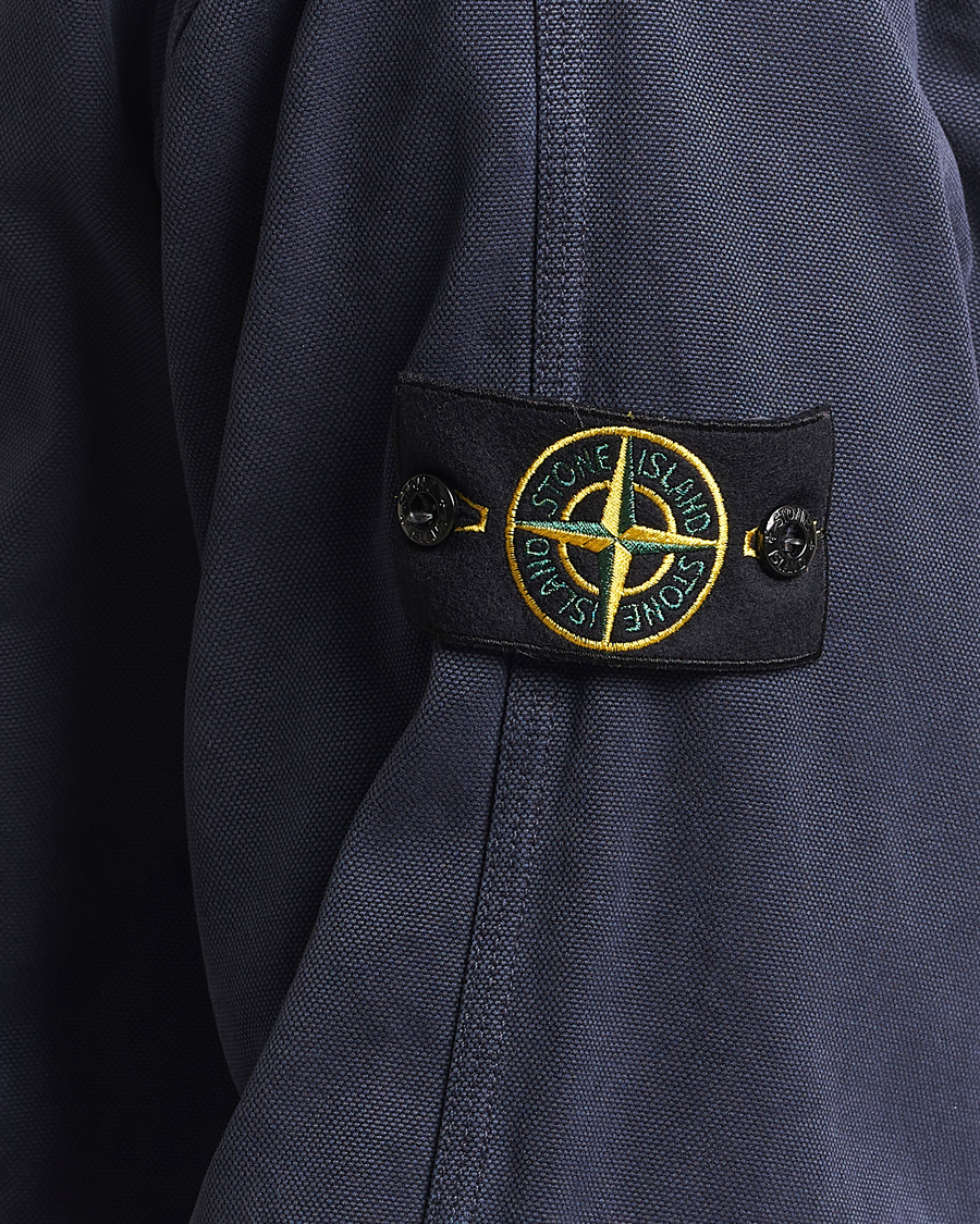 Heren | Jassen | Stone Island | Organic Panama Cotton Track Jacket Ink