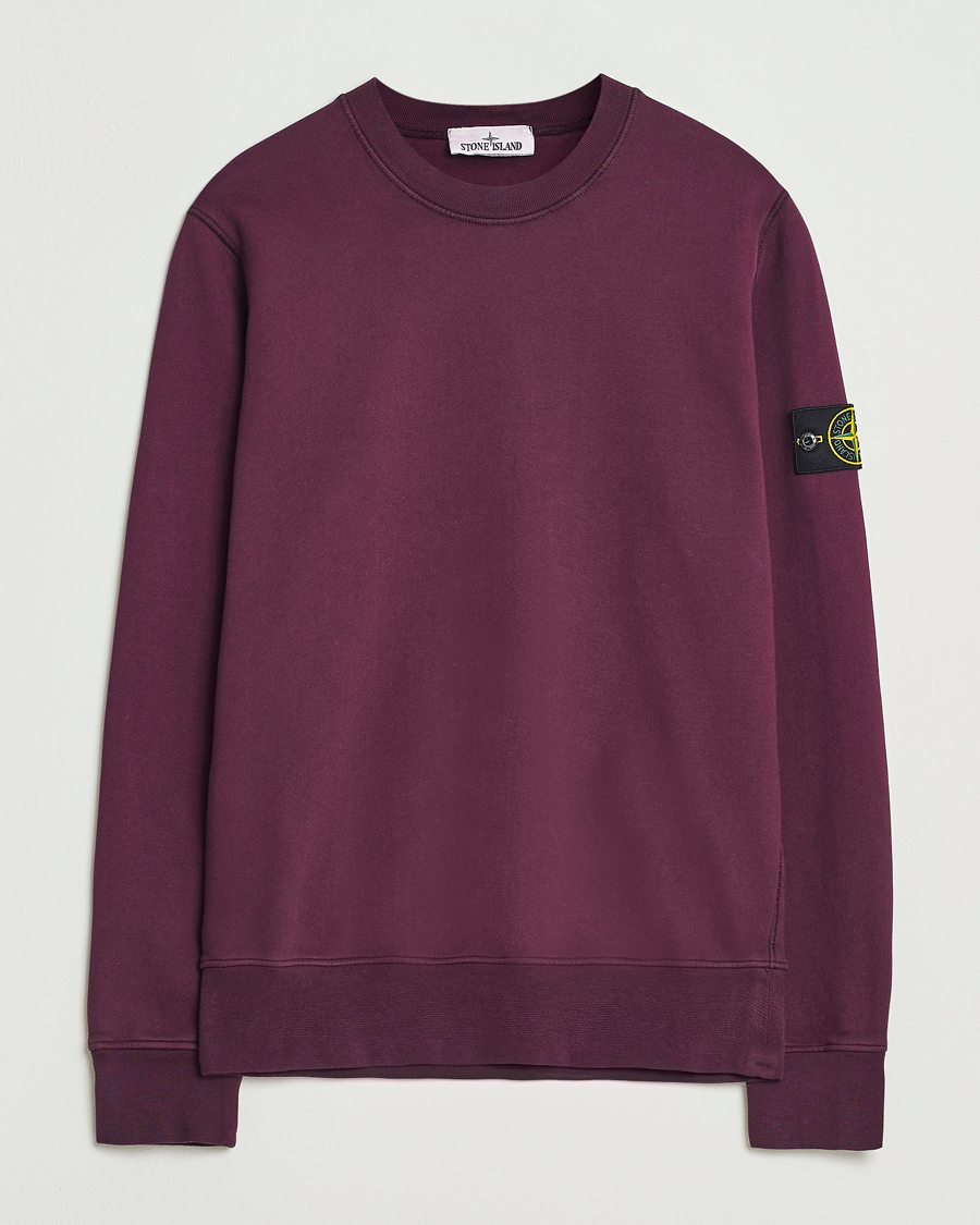Heren | Truien | Stone Island | Garment Dyed Fleece Sweatshirt Amaranth