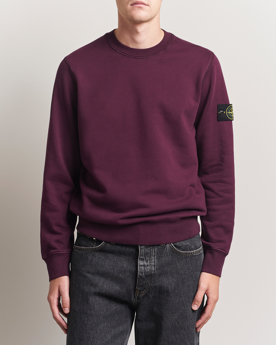 Heren | Truien | Stone Island | Garment Dyed Fleece Sweatshirt Amaranth