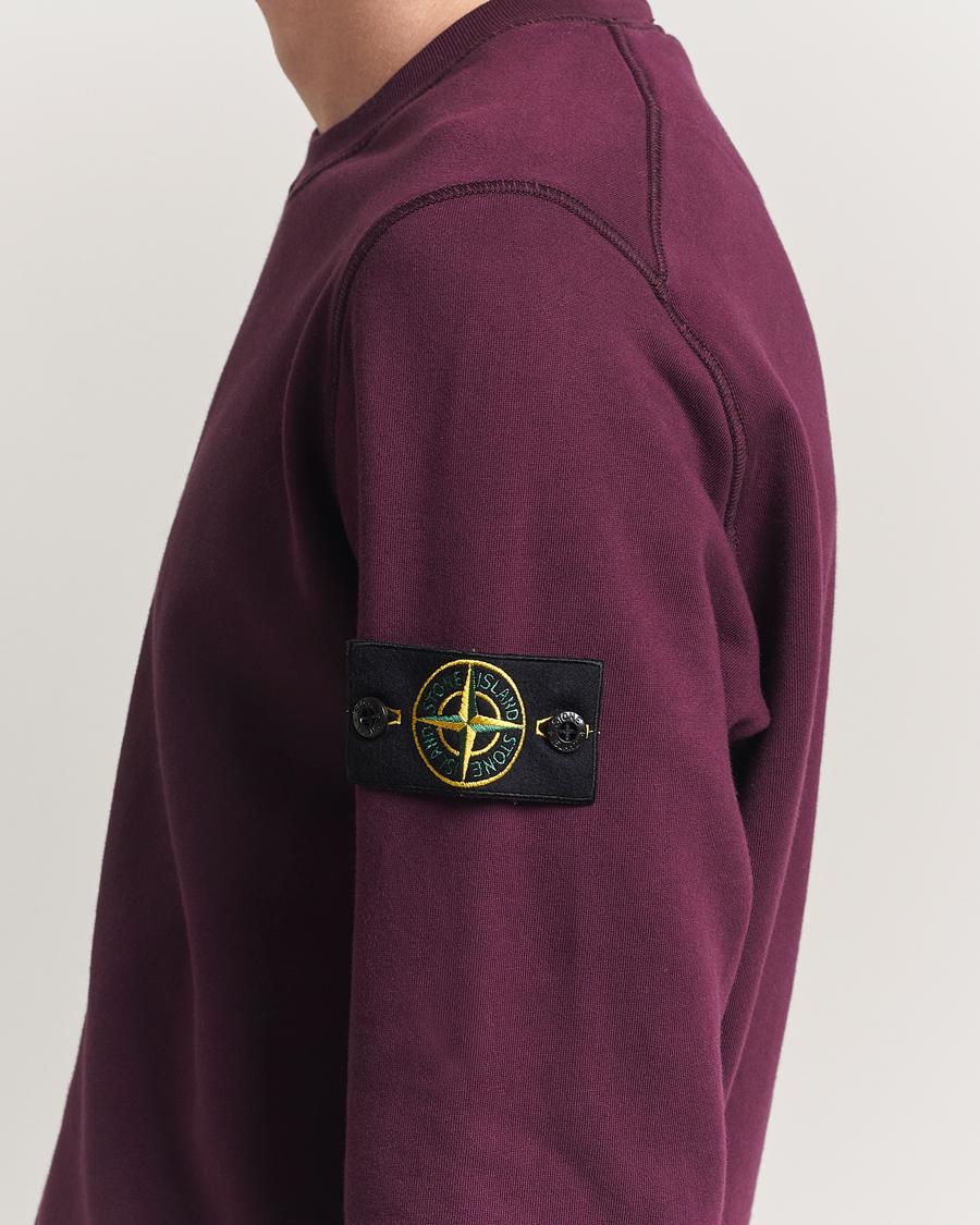 Heren | Truien | Stone Island | Garment Dyed Fleece Sweatshirt Amaranth