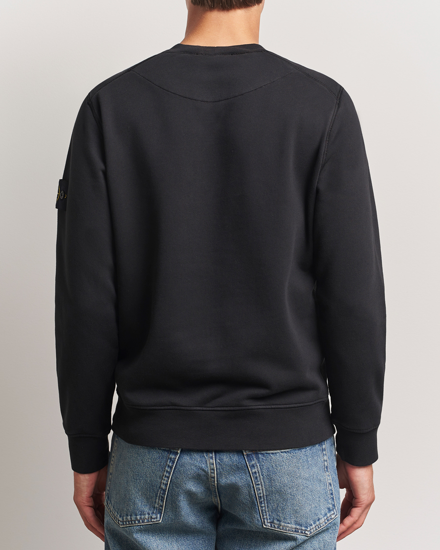 Heren | Truien | Stone Island | Garment Dyed Fleece Sweatshirt Black