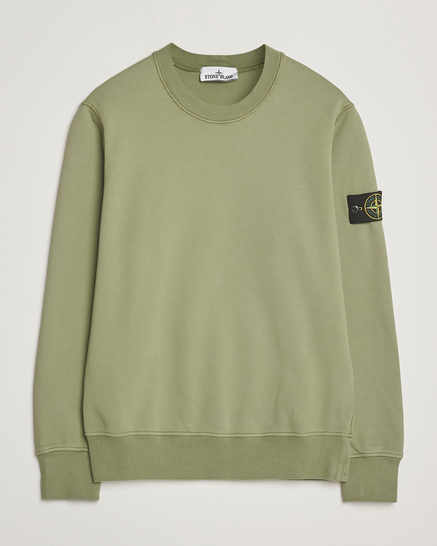 Heren | Truien | Stone Island | Garment Dyed Fleece Sweatshirt Sage