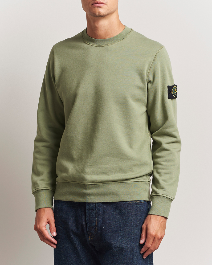 Heren | Truien | Stone Island | Garment Dyed Fleece Sweatshirt Sage