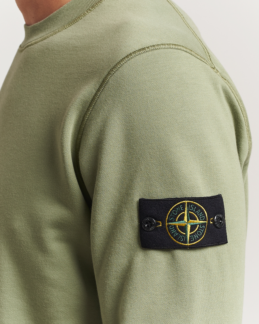 Heren | Truien | Stone Island | Garment Dyed Fleece Sweatshirt Sage