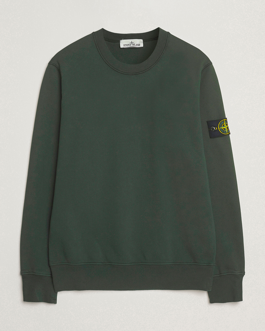 Heren | Truien | Stone Island | Garment Dyed Fleece Sweatshirt Juniper