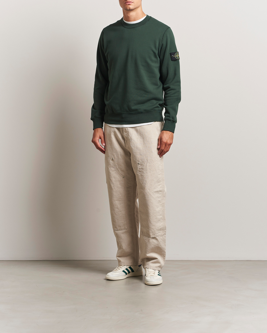 Heren | Truien | Stone Island | Garment Dyed Fleece Sweatshirt Juniper