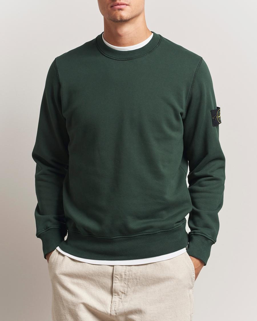 Heren | Truien | Stone Island | Garment Dyed Fleece Sweatshirt Juniper