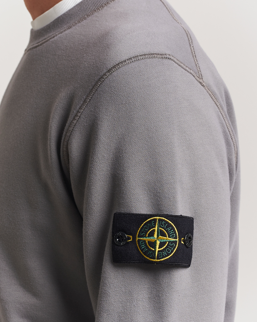 Heren | Truien | Stone Island | Garment Dyed Fleece Sweatshirt Cement